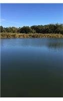 Small Lake in Pawnee Oklahoma Journal: 150 page lined notebook/diary