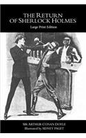 Return of Sherlock Holmes: Large Print Edition