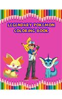 Legendary Pokemon Coloring Book