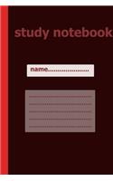 study notebook: notebook