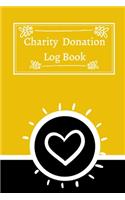 Charity Donation Log Book