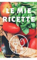 Le mie RICHETTE: Quaderno per annotare le proprie ricette. 120 pagine. 15cm X 22 cm. coppertine flessibile, colori vivaci.