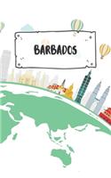Barbados: Ruled Travel Diary Notebook or Journey Journal - Lined Trip Pocketbook for Men and Women with Lines