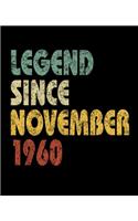 Legend Since November 1960