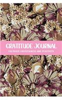 Gratitude Journal Cultivate Gratefulness and Positivity: Brown Daisy(33 Flora & Fauna Diary)