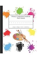 Primary Composition Notebook Story Journal: Educational Writing and Drawing Handwriting Activity Workbook