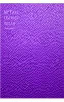 My Fake Leather Vegan Journal