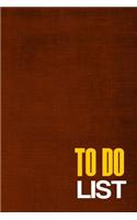 To Do List