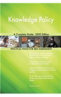 Knowledge Policy A Complete Guide - 2020 Edition
