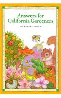 Answers for California Gardeners
