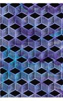 Journal Notebook Cubes Pattern 4