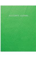 Accounts Journal: Financial Accounting Journal Entries: General . Notebook With Columns For Date, Description, Reference, Credit, Debit And Balance.