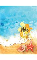Notebook Dot-Grid: Summer Aloha Cover: Notebook For Journaling, Doodling, Creative Writing, School Notes, and Capturing Ideas,120 Dot-Grid pages, 8.5" x 11"