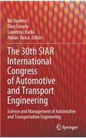 The 30th Siar International Congress of Automotive and Transport Engineering