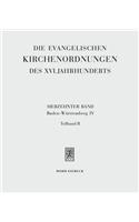 Die Evangelischen Kirchenordnungen Des XVI. Jahrhunderts