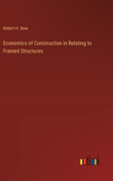 Economics of Construction in Relating to Framed Structures