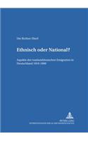 Ethnisch oder National?