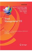 Trust Management VII