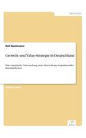 Growth- und Value-Strategie in Deutschland