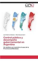 Control Publico y Desempeno Gubernamental En Argentina