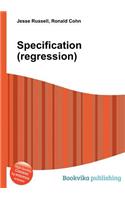 Specification (Regression)