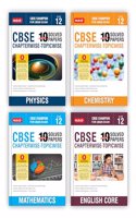 MTG CBSE 10 Years (2024-2015) Chapterwise Topicwise Solved Papers With Question Bank Class 12 Physics, Chemistry, Mathematics, English (Set of 4 Books) - CBSE Champion For 2025 Exam | Video Solution of PYQs