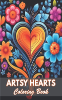 Artsy Hearts Coloring Book