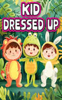 Kid Dressed Up Animal Coloring Book