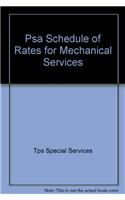 PSA schedule of rates for mechanical services