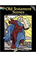 Old Testament Scenes Stained Glass Coloring Book