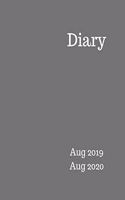 Diary Aug 2019-Aug 2020