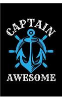 Captain Awesome: Blank Paper Sketch Book - Artist Sketch Pad Journal for Sketching, Doodling, Drawing, Painting or Writing