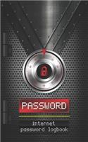 Password - Internet Password Logbook: Safe As The Fort Knox Vault: Tabbed Pages for Login, Serial Numbers & Smart Devices - 70 Pages (5"x8") (12.5cm x 20cm)