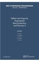 Defect and Impurity Engineered Semiconductors II: Volume 510