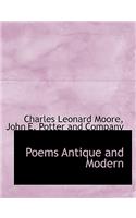 Poems Antique and Modern