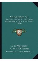 Addresses V1