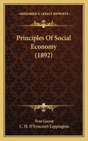 Principles Of Social Economy (1892)