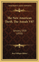 The New American Thrift, The Annals V87