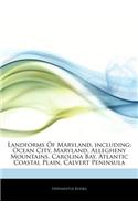 Articles on Landforms of Maryland, Including