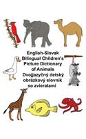 English-Slovak Bilingual Children's Picture Dictionary of Animals