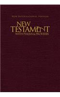 NIV, New Testament with Psalms and   Proverbs, Pocket-Sized, Paperback, Burgundy