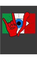 Italian Evil Eye il Malocchio Maloik Malocchio Notebook