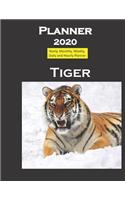 Tiger Planner 2020 Large: Yearly, Monthly, Weekly, Daily and Hourly Planner size 8.5 Inch x 11 Inch from 99 books