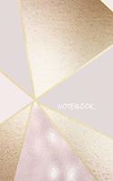 Notebook: Roze & Gold - Journal for writing I Composition Book I Lined paper with integrated page numbers l Narrow Ruled I Diary I 120 Pages I "6x9" I A5 I So