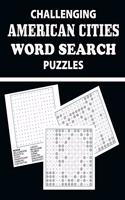 Challenging American Cities Word Search Puzzles