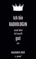 Kalender 2020 für Radiologen / Radiologe / Radiologin