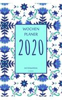 Wochenplaner 2020 mit Einkaufsliste: 6x9 Wochenplaner 2020 mit Einkaufsliste, Einkaufszettel, Essensplaner als Semesterplaner, Studienkalender, Monatsplaner mit Wochenübersicht oder Tas