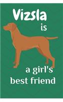 Vizsla is a girl's best friend