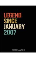 Legend Since January 2007 2020 Planner