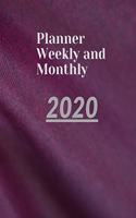 Planner Weekly and Monthly 2020: Weekly & Monthly Planner Jan 1, 2020 to Dec 31, 2020: (2020 Pretty Simple Planners)